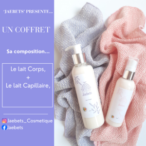 Coffret lait corps et lait capillaire
