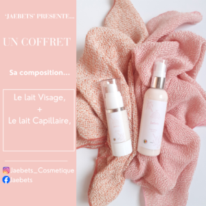 Coffret Lait visage et lait capillaire